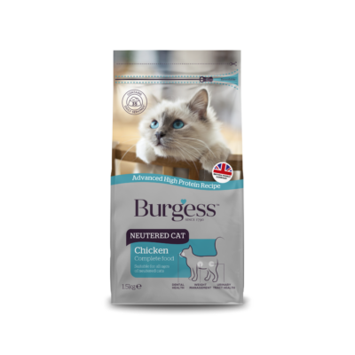 BURGESS NEUTERED CAT FOOD 1.5kg