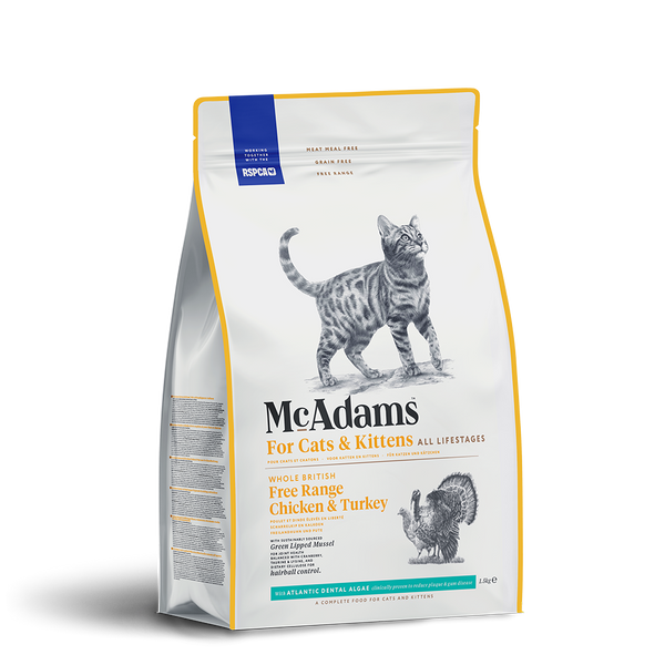 McAdams - Cats & Kittens  Free Range Chicken & Turkey